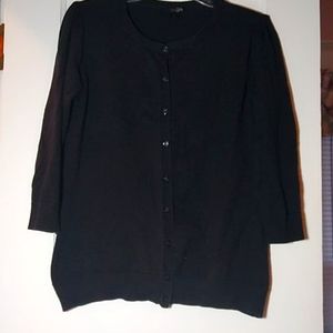 Black cardigan
